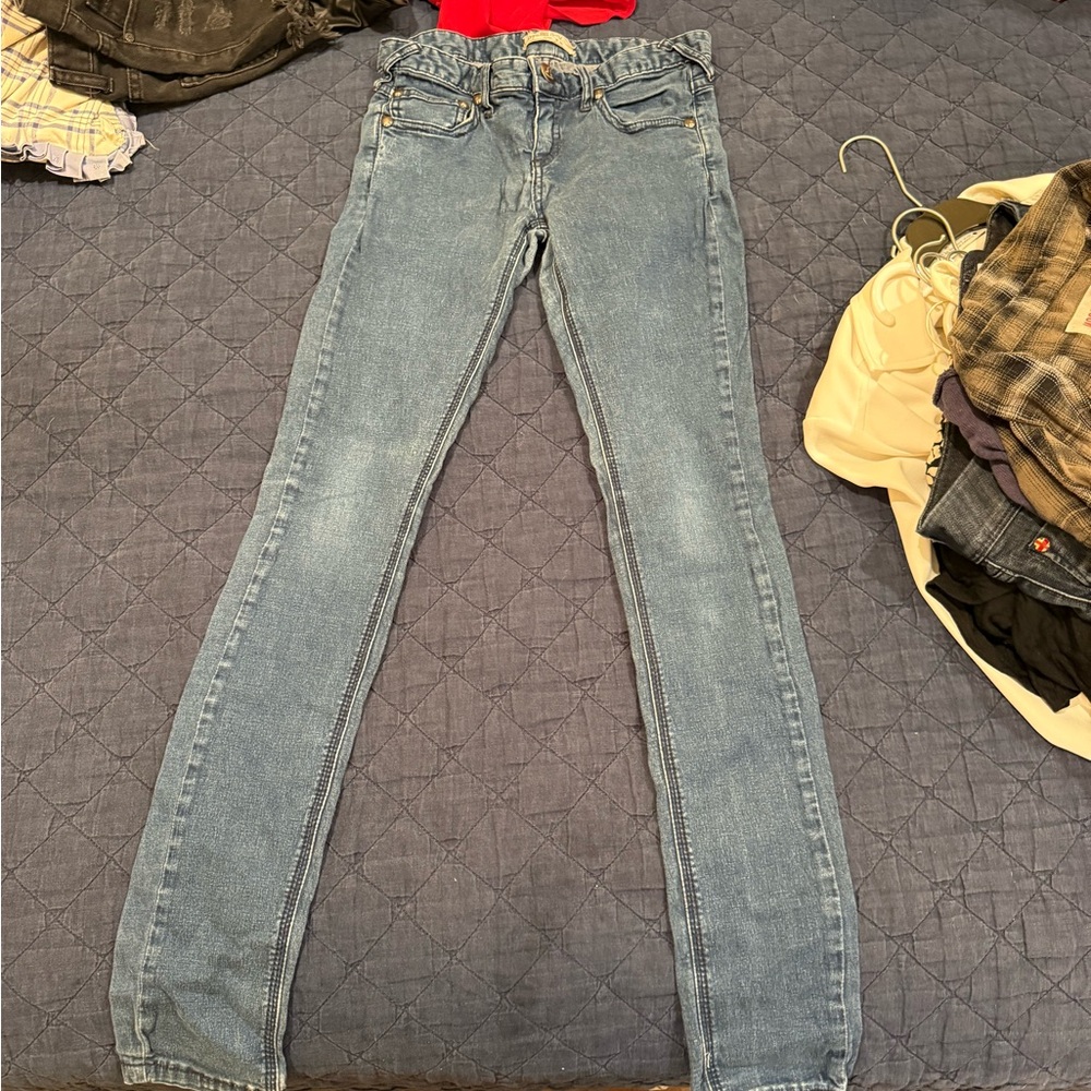 Free People Light Blue Skinny Jeans